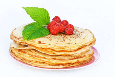 stack of pancakesの写真素材