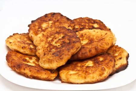 cottage cheese pancakeの写真素材