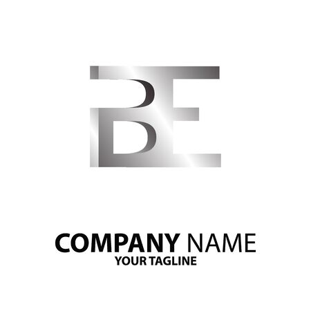 BE initial Buildings Logo Concept Vector illustration.のイラスト素材