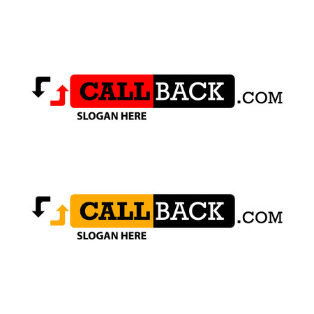 Callback Logotype Designのイラスト素材