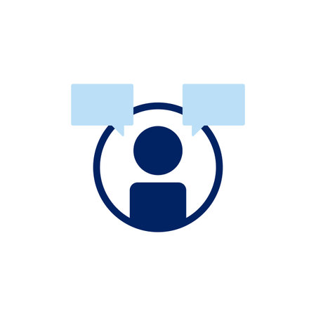 vector icon concept of questions and answers or support helpdesk assistance. Can be used for technology, services and platforms. Can be applied to web, website, poster, mobile apps, adsのイラスト素材