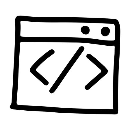 Doodle Icon of Fixes in Programmingのイラスト素材