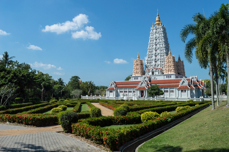 watyanasangvararam,Thai temple at chonburi in thailand.の写真素材