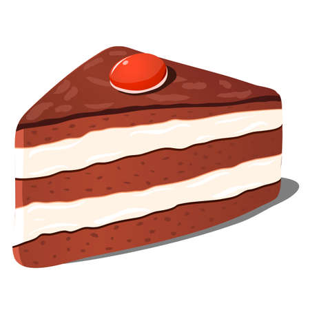 cake, vector illustrationのイラスト素材