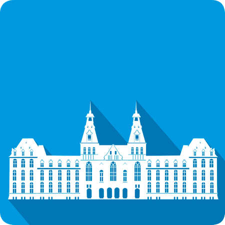 Museum, vector illustrationのイラスト素材