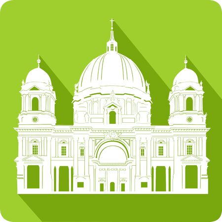 Cathedral, vector illustrationのイラスト素材