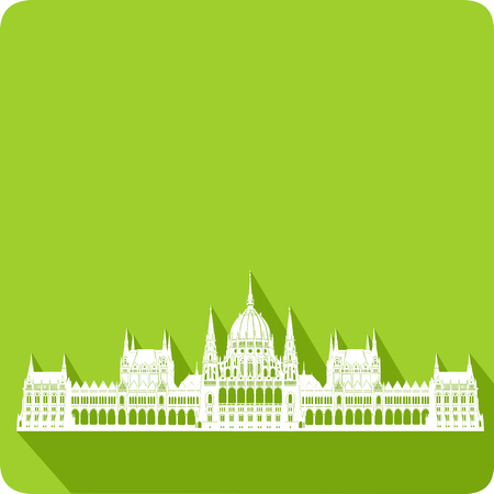 symbol of Hungary, vector illustrationのイラスト素材