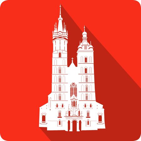 church, vector illustrationのイラスト素材