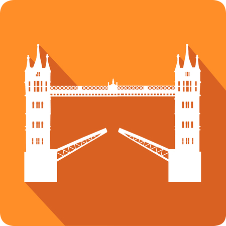 Tower Bridge, vector illustrationのイラスト素材