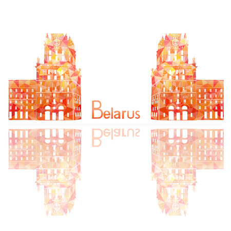 symbol of Belarus, vector illustrationのイラスト素材