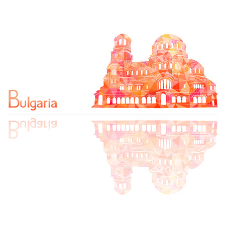 the symbol of Bulgaria, vector illustrationのイラスト素材