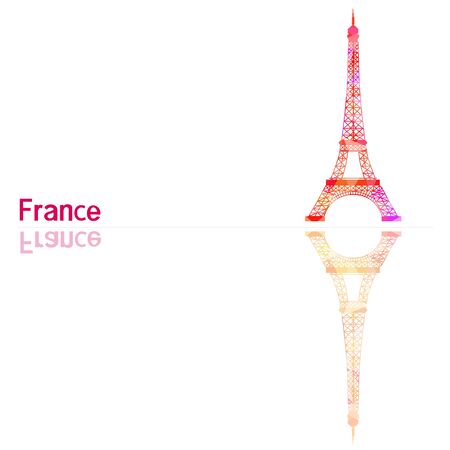 symbol of France, vector illustrationのイラスト素材