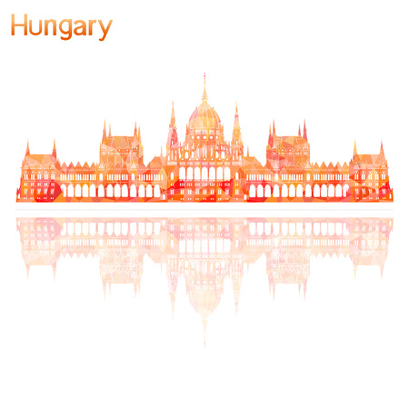 symbol of Hungary, vector illustrationのイラスト素材