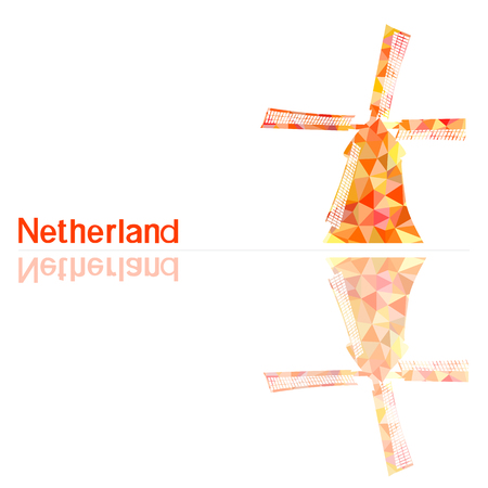Netherlands symbol, vector illustrationのイラスト素材