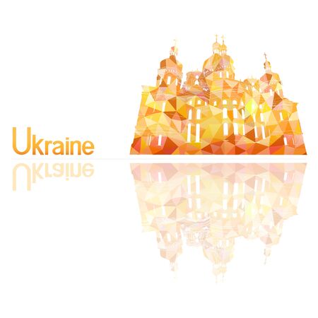 symbol of Ukraine, vector illustrationのイラスト素材