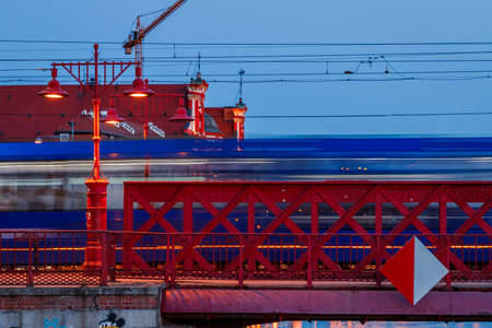 morning view of the sights of the city of wroclaw in poland in springの写真素材