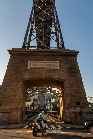 bridge over the douro river in the city of porto in autumn in portugal