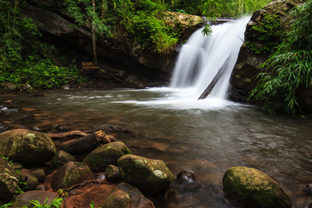 Beautiful waterfall in Phusoidao  national park, Thailand.