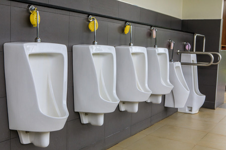 Public men's toilets .