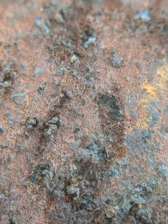 Rusty metal texture background. Close up of rusty metal texture.の写真素材