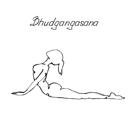 Vector illustration with indoor online physical exercises.のイラスト素材