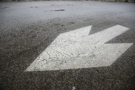Frost, frozen road