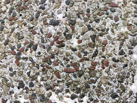 gravel pattern of bench Topの写真素材