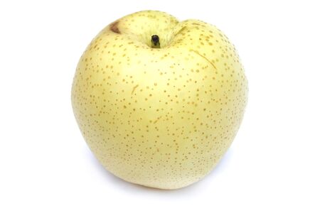 Chinese pear isolated on white background の写真素材