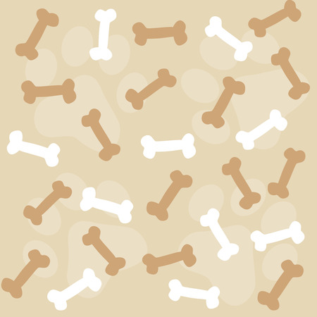 Bones for dog seamless patternのイラスト素材