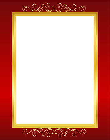 Elegant wedding invitation/ anniversary background / frame design with swirls. can be use as wedding , anniversary, valentines day, mother's day party invitation / cards.のイラスト素材