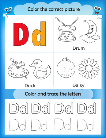 Preschool Kindergarten Preschool Letter D Worksheets - Preschool