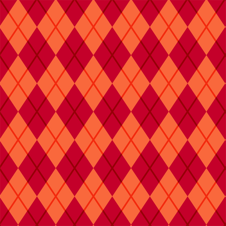 Seamless argyle pattern. Diamond shapes background. Vectorのイラスト素材