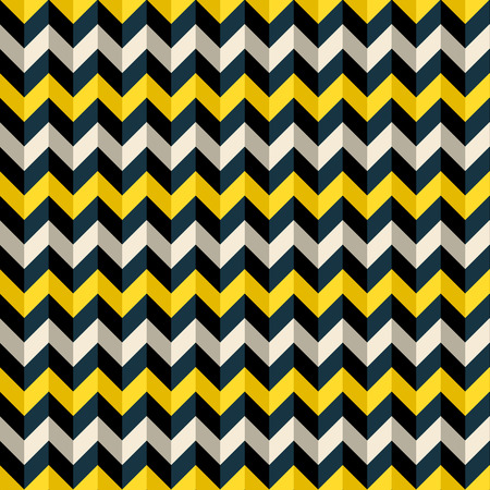 Seamless colorful zigzag chevron pattern background.のイラスト素材