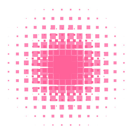 Halftone squares backgroundのイラスト素材