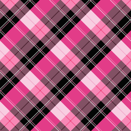 Plaid / tartan patternのイラスト素材