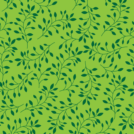 Beautiful leaves seamless patternのイラスト素材