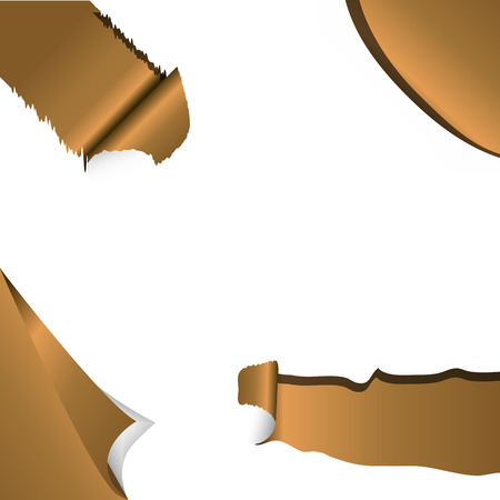 Set of banners with corner style, stock vectorのイラスト素材