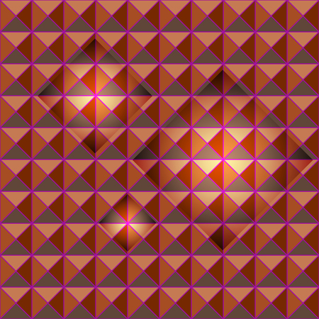 Orange studs seamless texture with light glow, stock vectorのイラスト素材