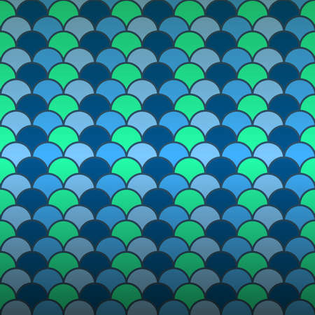 Seamless fish scale pattern background, Stock vectorのイラスト素材