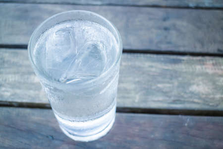 Glass of very cold water, stock photoの写真素材