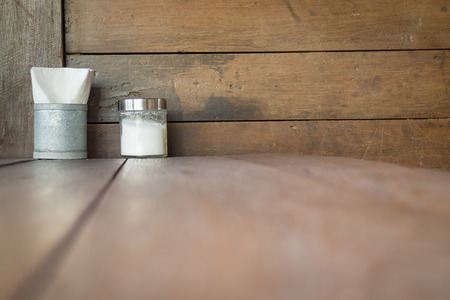 Vintage Retro Wooden Oriental House, stock photoの写真素材