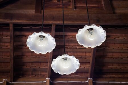 Vintage Retro Wooden Oriental Houseの写真素材