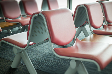 Airport Seats Available In Waiting Area, stock photoの写真素材