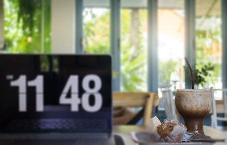 Creative home office of freelance, stock photoの写真素材