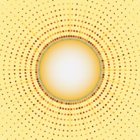 Circles halftone frame abstract background, stock vectorのイラスト素材