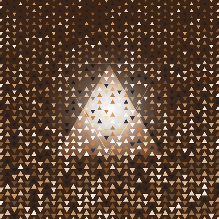 Triangle gold halftone dot abstract , stockのイラスト素材