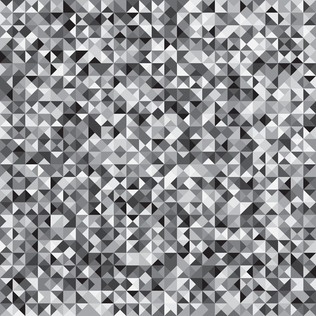 Pixelated grey mosaic check pattern.のイラスト素材