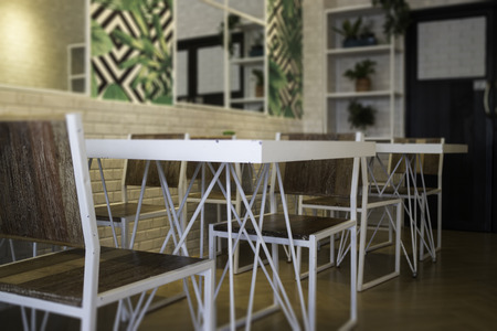 Room ambiance with green leaves.の写真素材