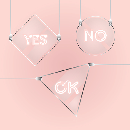 Design glass tag element for short message, stock vectorのイラスト素材