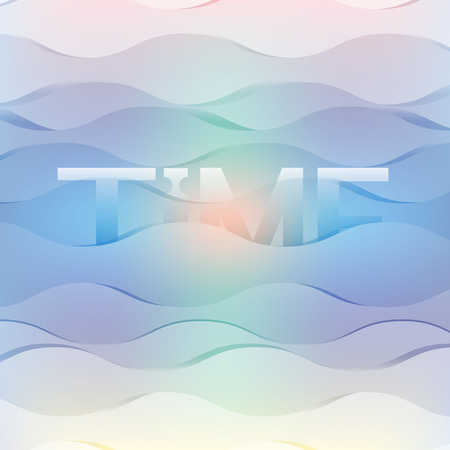 Create a paper cut out layered time flow, stock vectorのイラスト素材